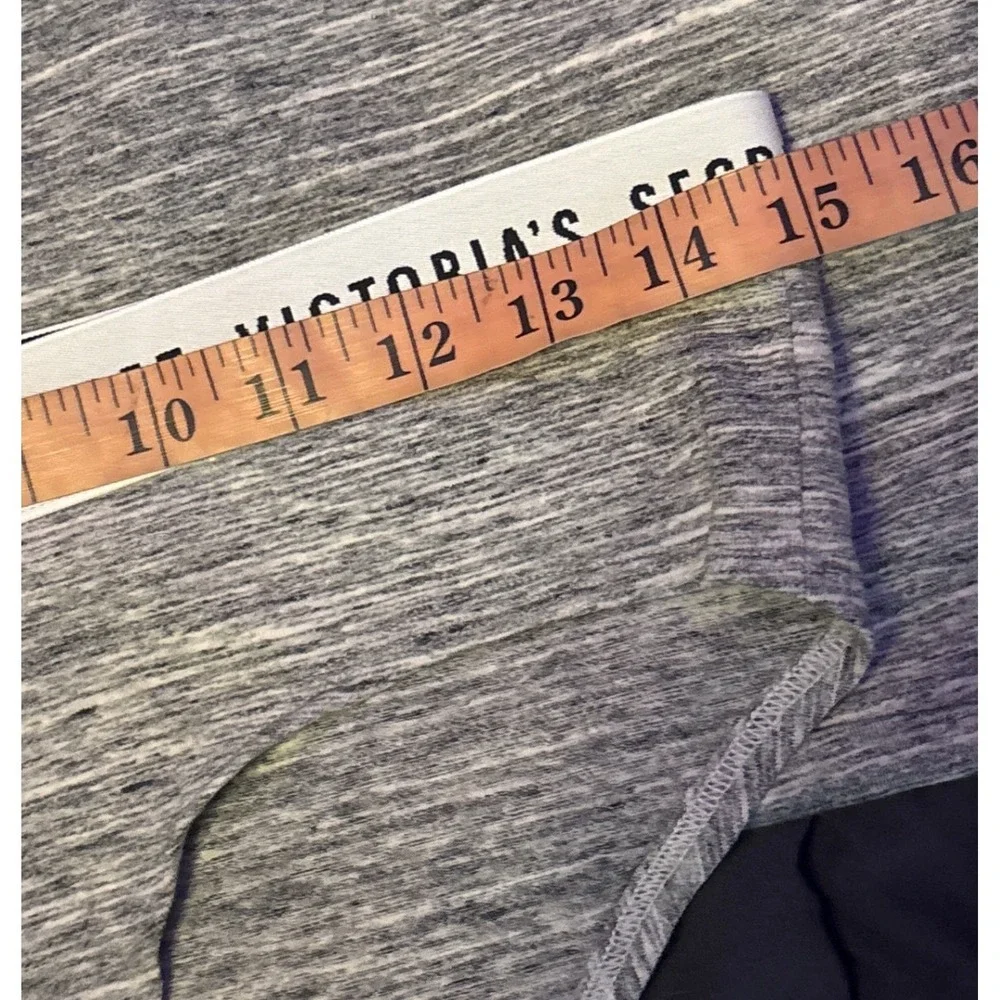 NEW‎ Victoria's Secret Gray Logo Waist Bikini Panties 5 Pack, Size M